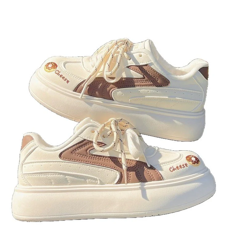 Damen Chunky Sneakers mit verspieltem Donut-Motiv und komfortabler Plattform-Sohle Heidi Mode - Image 5