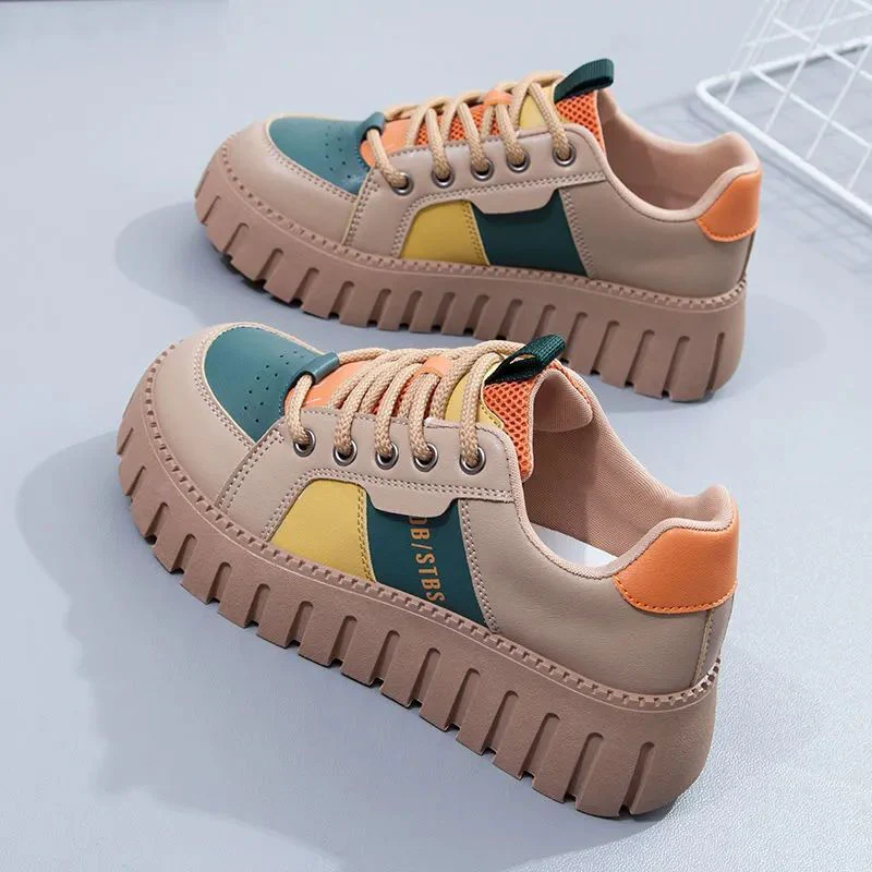 Damen Chunky Sneakers mit verstärktem Profil und atmungsaktivem Obermaterial Heidi Mode - Image 2