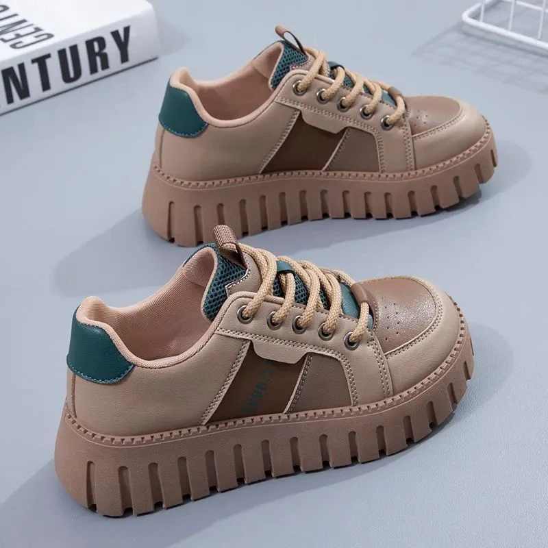 Damen Chunky Sneakers mit verstärktem Profil und atmungsaktivem Obermaterial Heidi Mode - Image 4