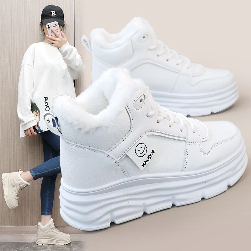 Damen Chunky Winter Sneakers mit kuscheligem Innenfutter und rutschfester Sohle Heidi Mode - Image 3