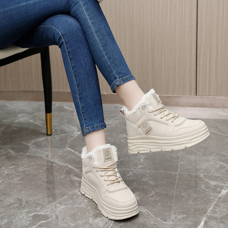 Damen Chunky Winter Sneakers mit kuscheligem Innenfutter und rutschfester Sohle Heidi Mode - Image 4