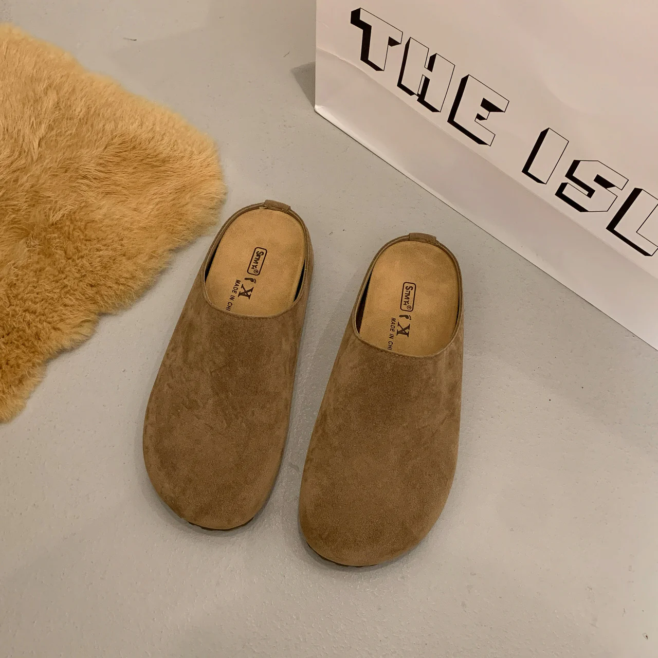 Damen Clogs aus hochwertigem Wildleder mit ergonomischem Fußbett Heidi Mode - Image 2