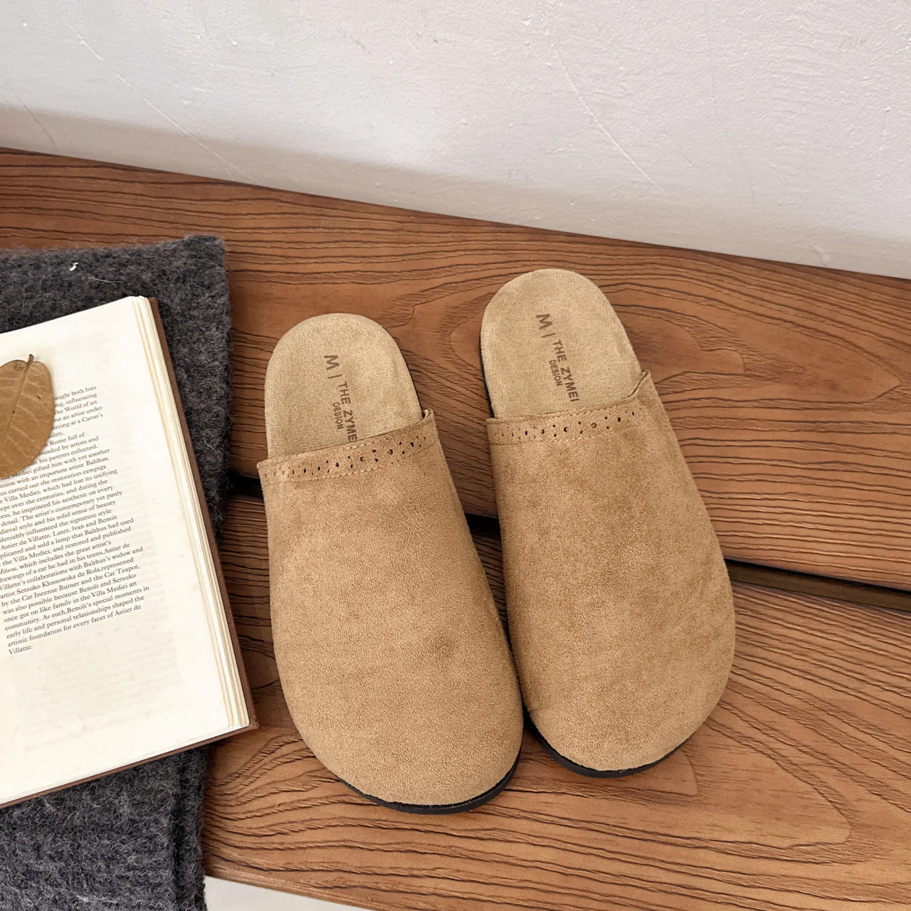 Damen Clogs aus weichem Wildleder mit ergonomischem Fußbett Heidi Mode - Image 3