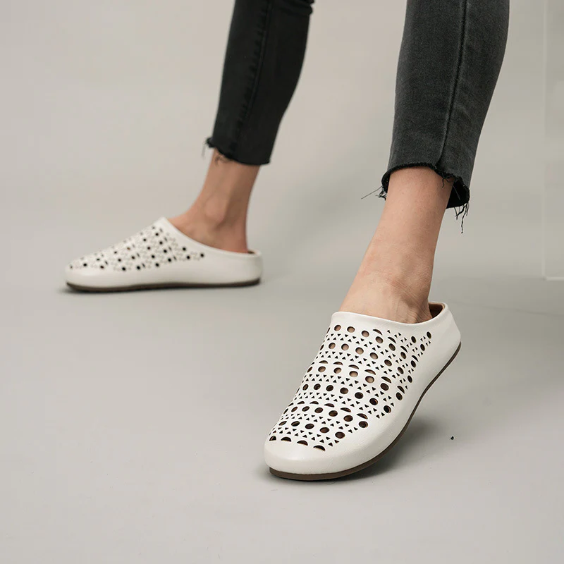 Damen Clogs mit atmungsaktivem Mesh-Design und flexiblem Fußbett Heidi Mode - Image 2