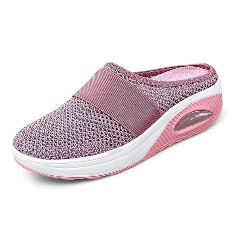 Damen Clogs mit atmungsaktiver Oberflächenstruktur und leichtem Dämpfungssystem Heidi Mode