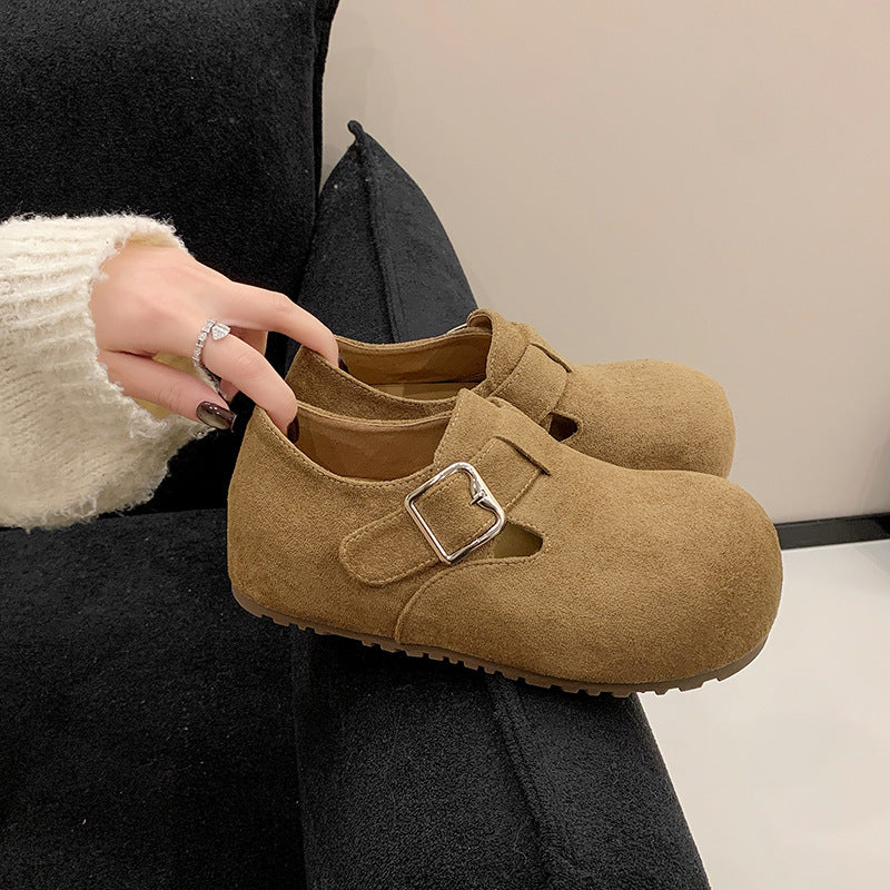 Damen Clogs mit elegantem Schnallenverschluss und weichem Obermaterial Heidi Mode - Image 3