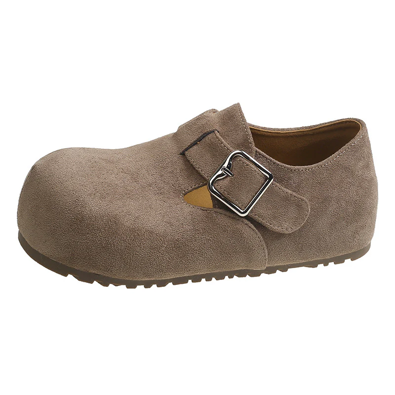 Damen Clogs mit elegantem Schnallenverschluss und weichem Obermaterial Heidi Mode - Image 5