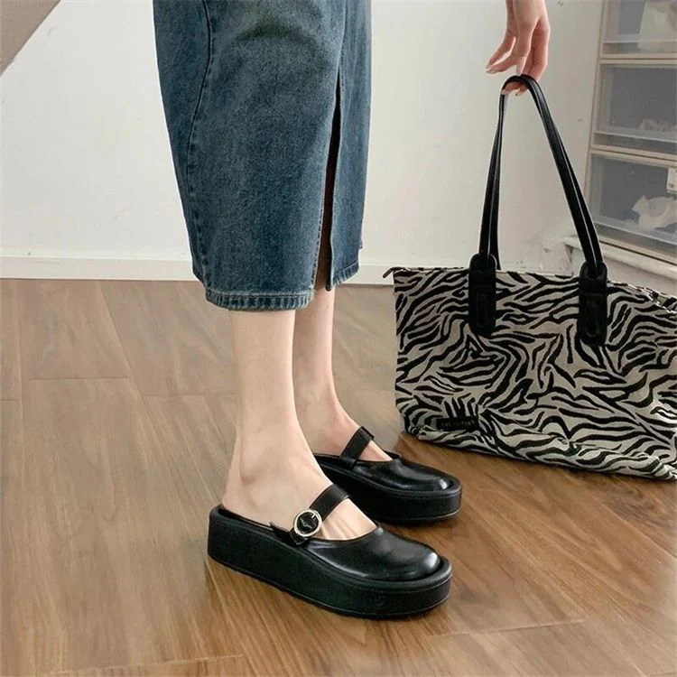 Damen Clogs mit eleganter Schnalle und bequemem Innenfutter Heidi Mode - Image 3