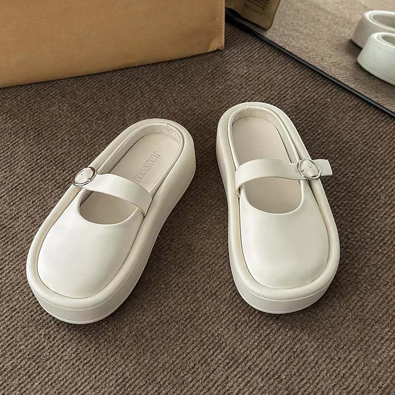 Damen Clogs mit eleganter Schnalle und bequemem Innenfutter Heidi Mode - Image 7