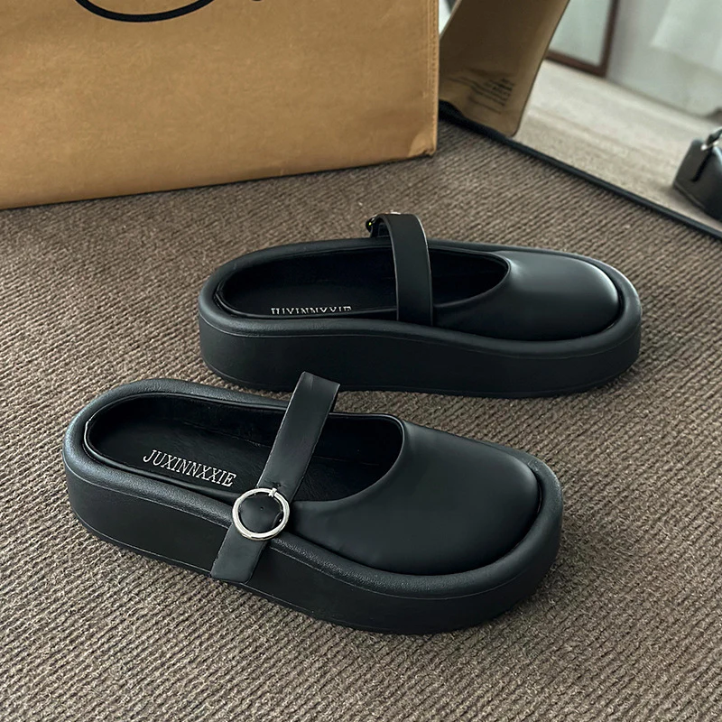 Damen Clogs mit eleganter Schnalle und bequemem Innenfutter Heidi Mode - Image 8