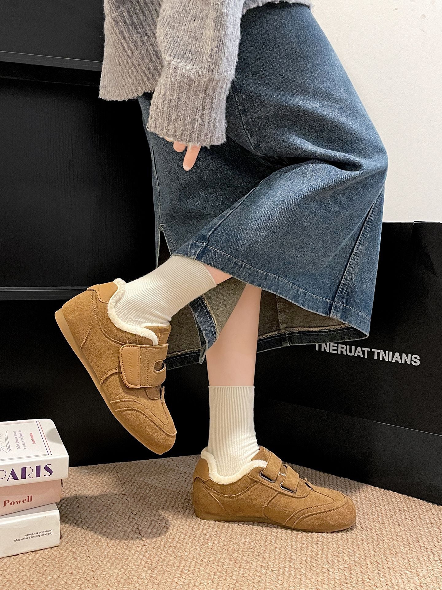 Damen Clogs mit flauschigem Innenfutter und rutschfester Sohle Heidi Mode - Image 8