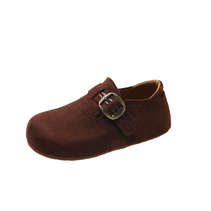 Damen Clogs mit komfortablem Kunstleder-Obermaterial und modischer Schnalle Heidi Mode - Image 7