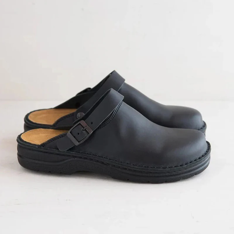 Damen Clogs mit komfortabler Fußbettgestaltung und elegantem Riemen Heidi Mode - Image 6