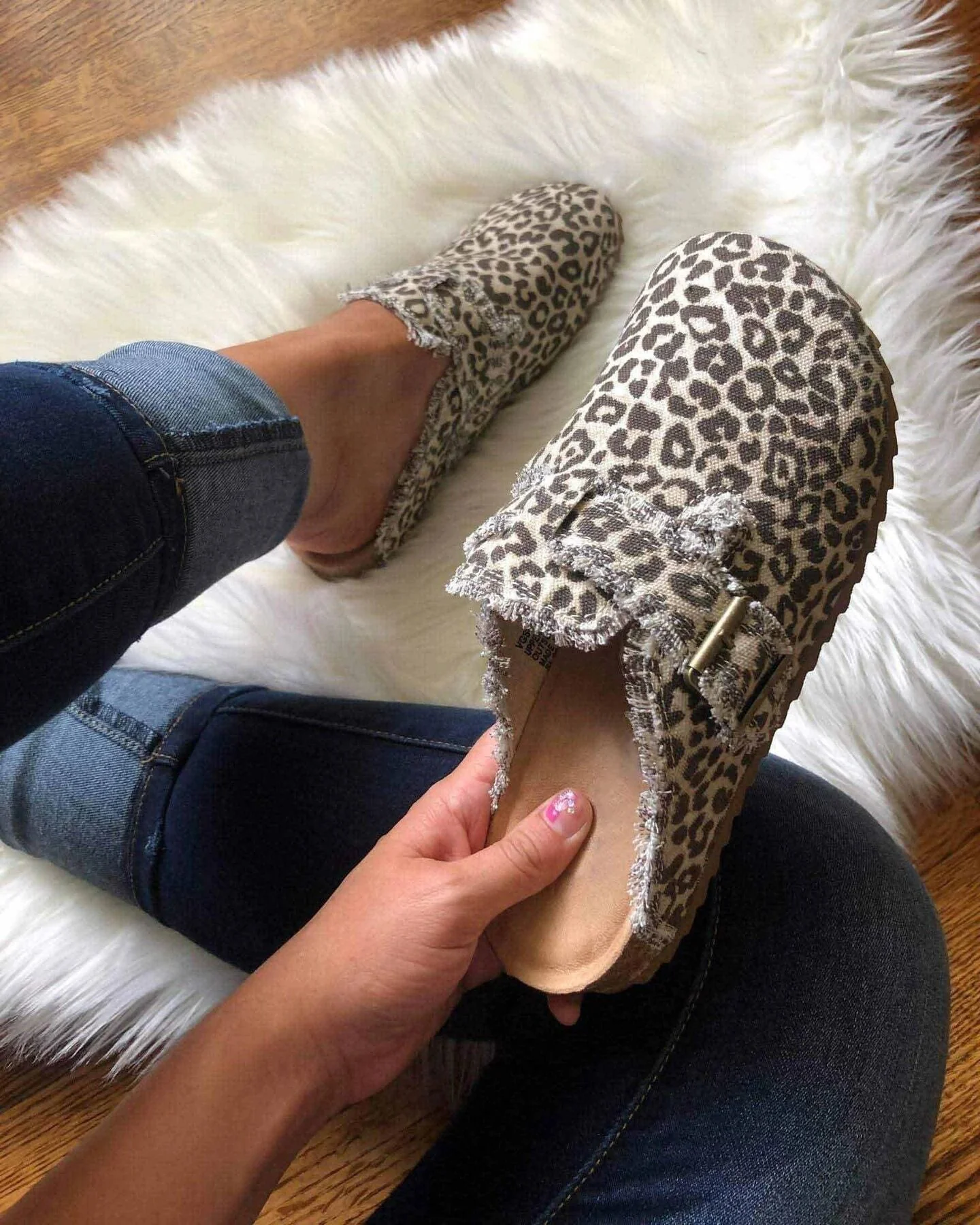 Damen Clogs mit lässigem Camouflage-Design und weichem Fußbett Heidi Mode - Image 7