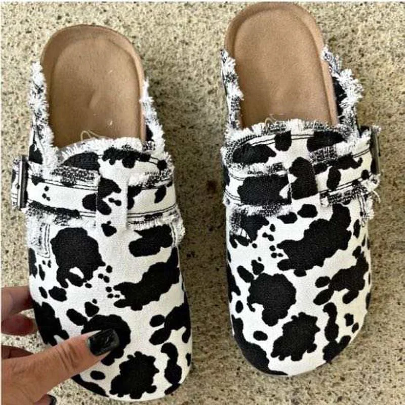Damen Clogs mit lässigem Camouflage-Design und weichem Fußbett Heidi Mode - Image 9