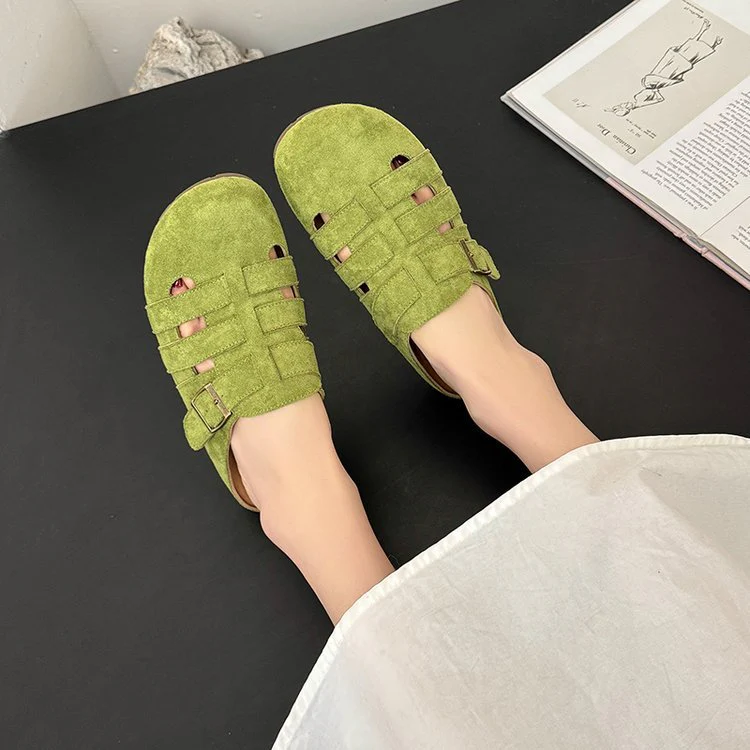 Damen Clogs mit modischem Riemendesign und weichem Innenfutter Heidi Mode - Image 9