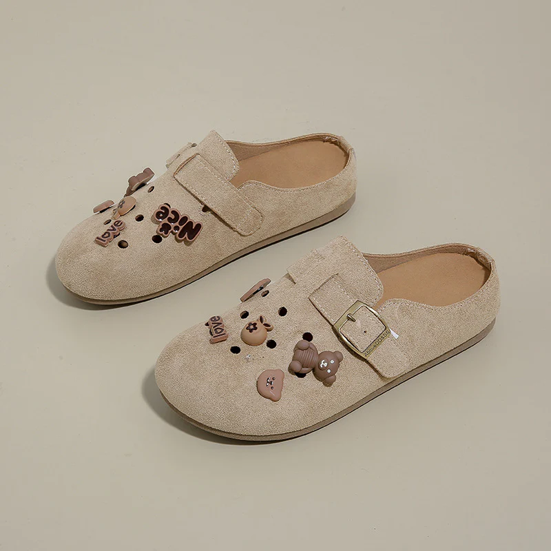 Damen Clogs mit niedlichem Tiermotiv und verstellbarem Riemen Heidi Mode - Image 3