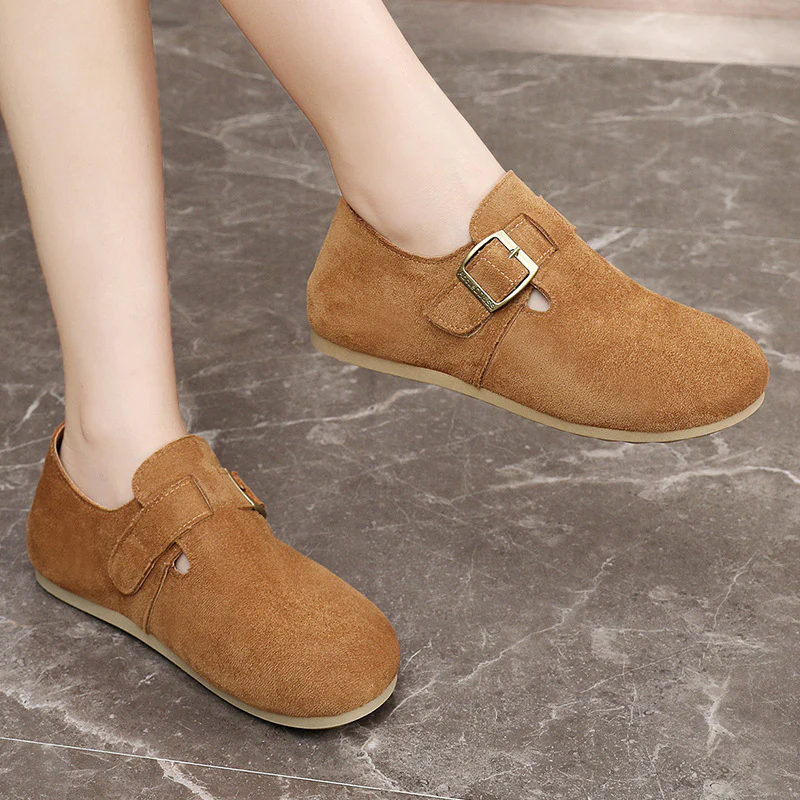 Damen Clogs mit praktischem Schnallenverschluss und rutschfester Sohle Heidi Mode - Image 4