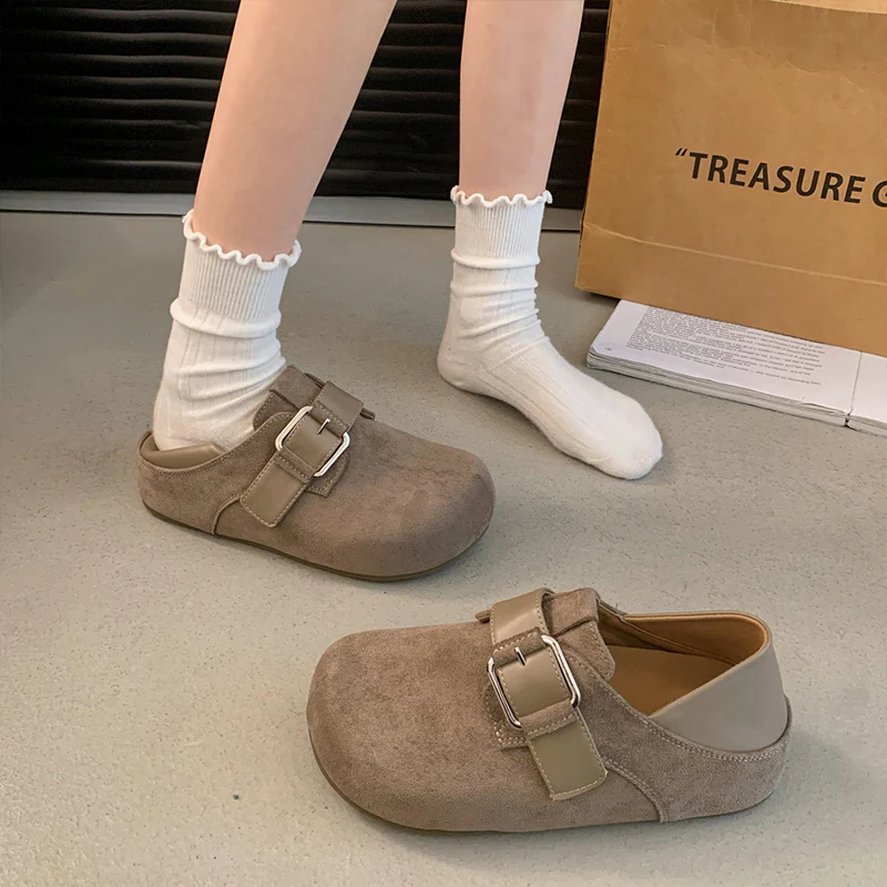 Damen Clogs mit verstellbarer Schnalle und weichem Innenfutter Heidi Mode - Image 2