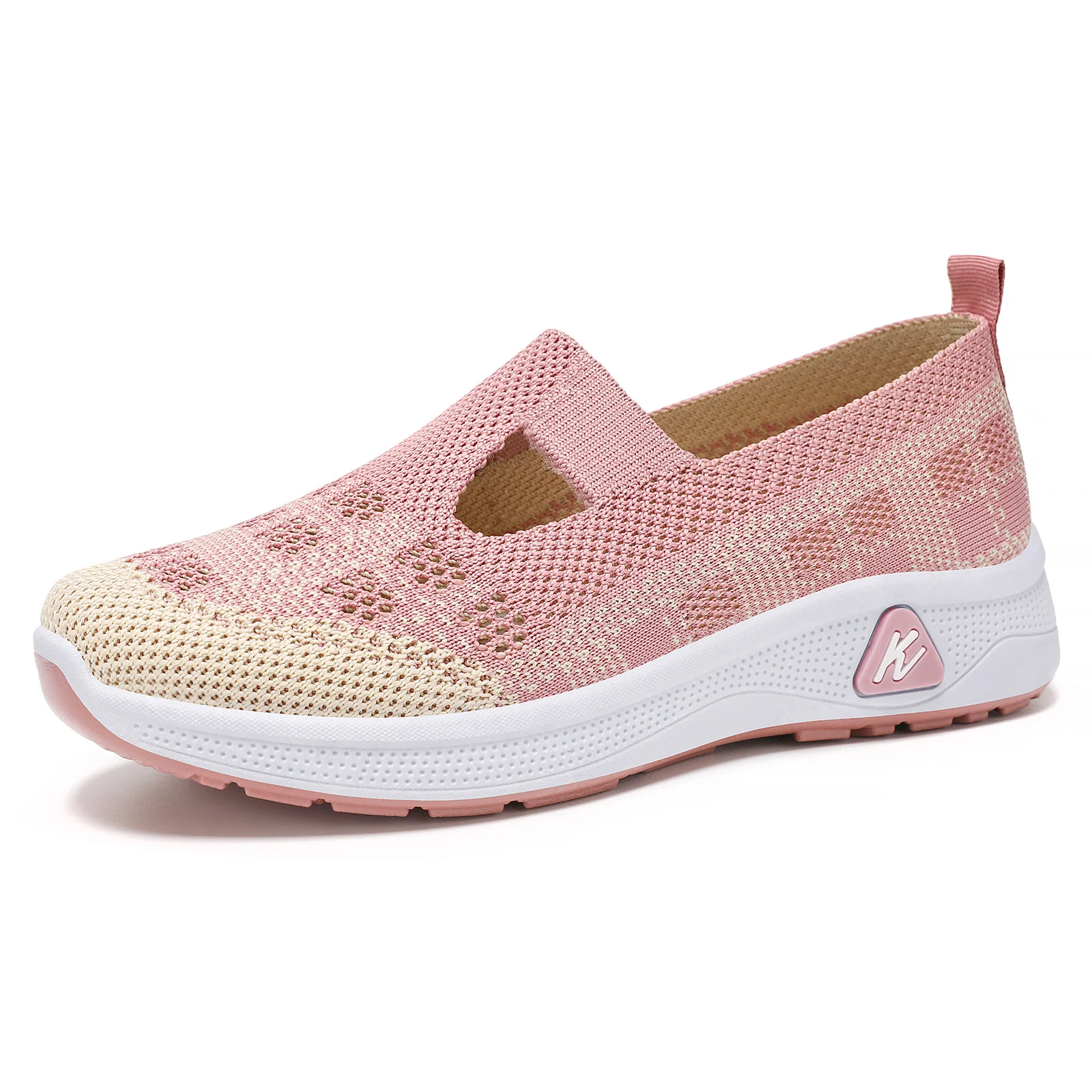Damen Cushioned Slip-On Sneakers mit atmungsaktivem Obermaterial Heidi Mode - Image 6