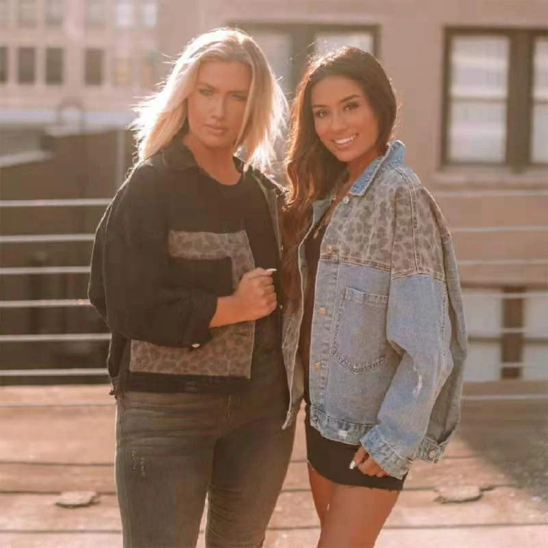 Damen Denimjacke mit Einzigartigem Tiermuster und Lässigem Schnitt Heidi-Mode - Image 7