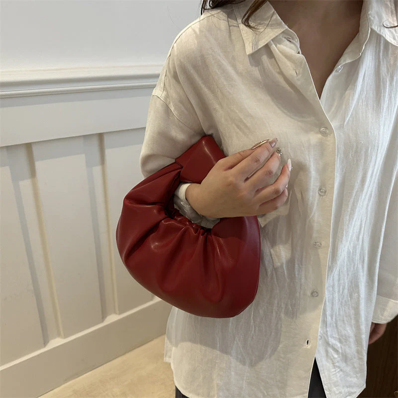Damen Designer-Handtasche mit Innovativem Falt-Design und Weicher Silhouette Heidi-Mode - Image 2