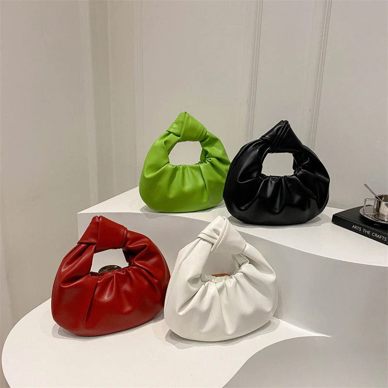 Damen Designer-Handtasche mit Innovativem Falt-Design und Weicher Silhouette Heidi-Mode - Image 3