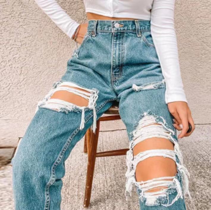 Damen destroyed Jeans Heidi-Mode - Image 4