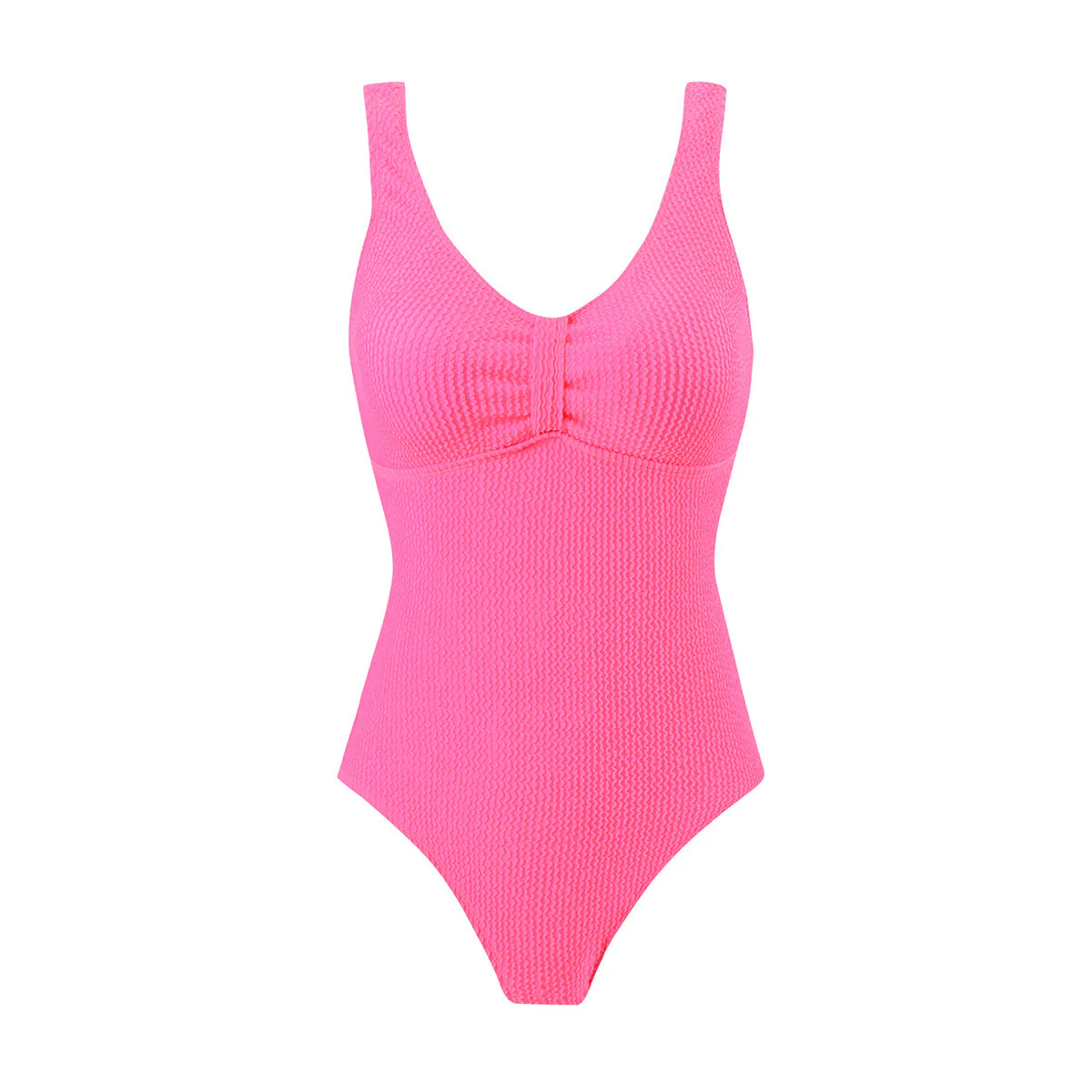 Damen Einteiliger Badeanzug mit Strukturiertem Obermaterial und Sportlichem Schnitt Heidi-Mode - Image 15