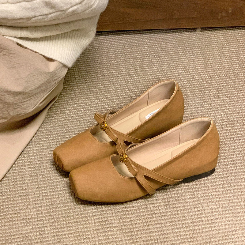Damen elegante Ballerinas mit dekorativem Riemchen und modischem Schmuckdetail Heidi Mode - Image 6