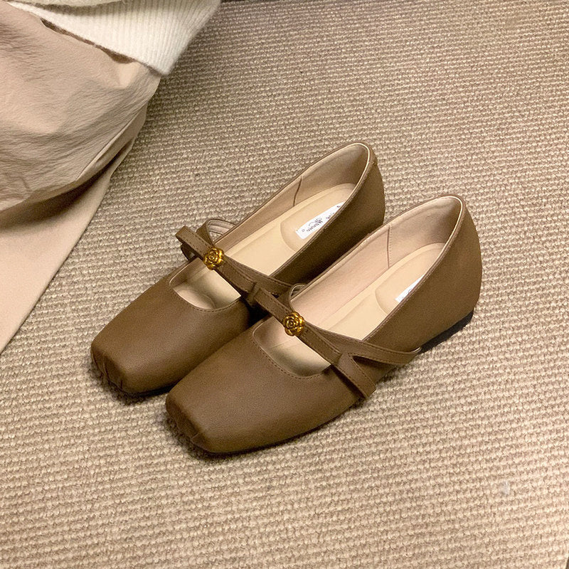 Damen elegante Ballerinas mit dekorativem Riemchen und modischem Schmuckdetail Heidi Mode - Image 7