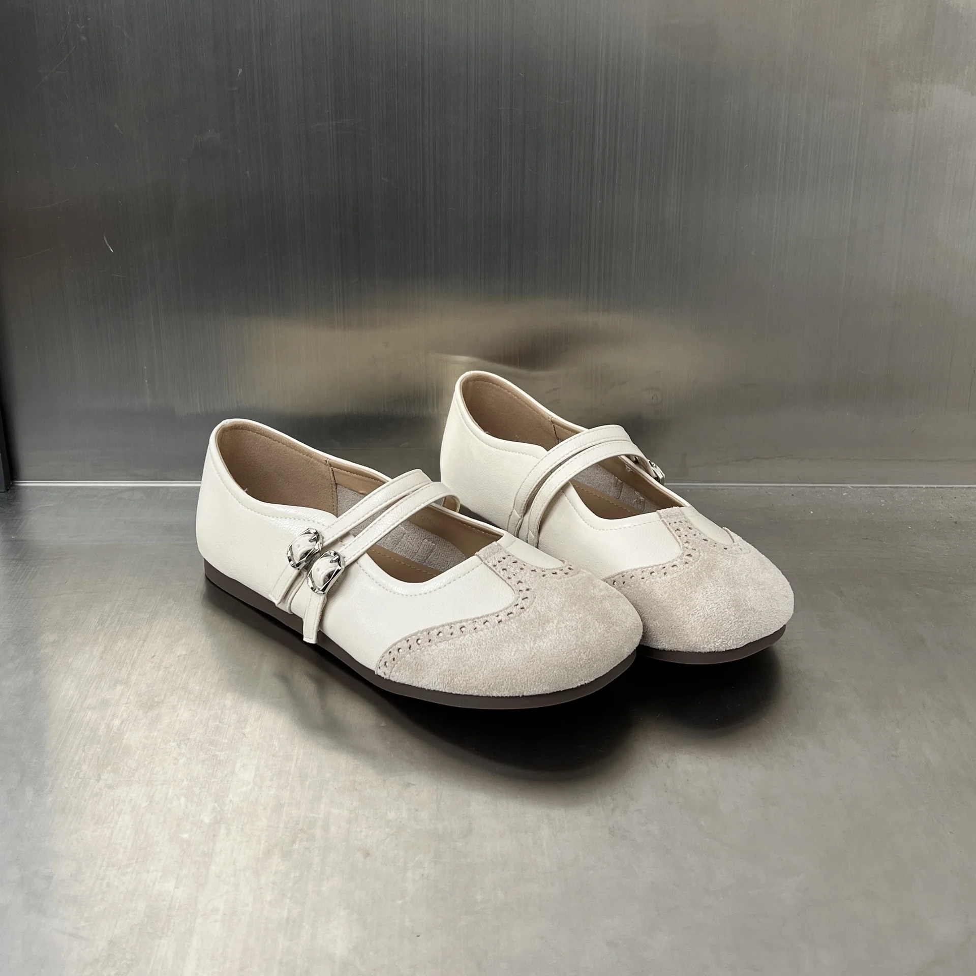Damen elegante Ballerinas mit dekorativem Riemen und hochwertiger Verarbeitung Heidi Mode - Image 4