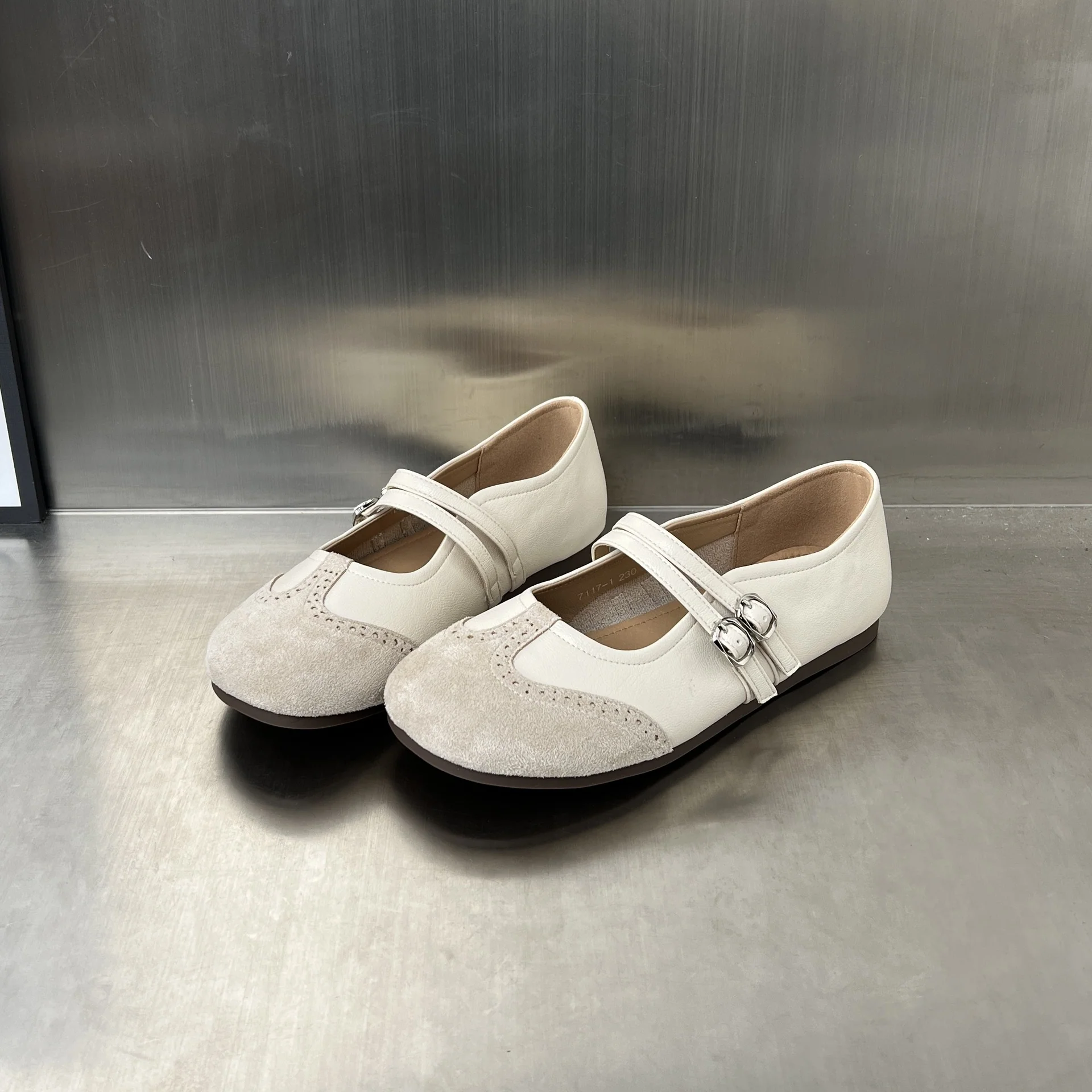 Damen elegante Ballerinas mit dekorativem Riemen und hochwertiger Verarbeitung Heidi Mode - Image 6