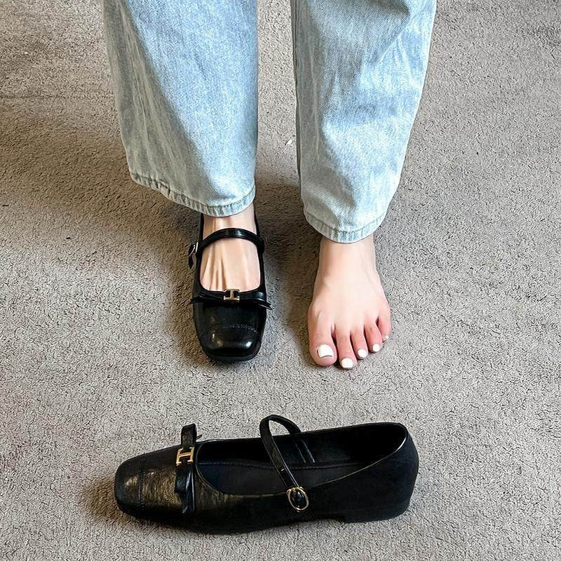 Damen elegante Ballerinas mit dekorativem Riemen und komfortablem Fußbett Heidi Mode - Image 3