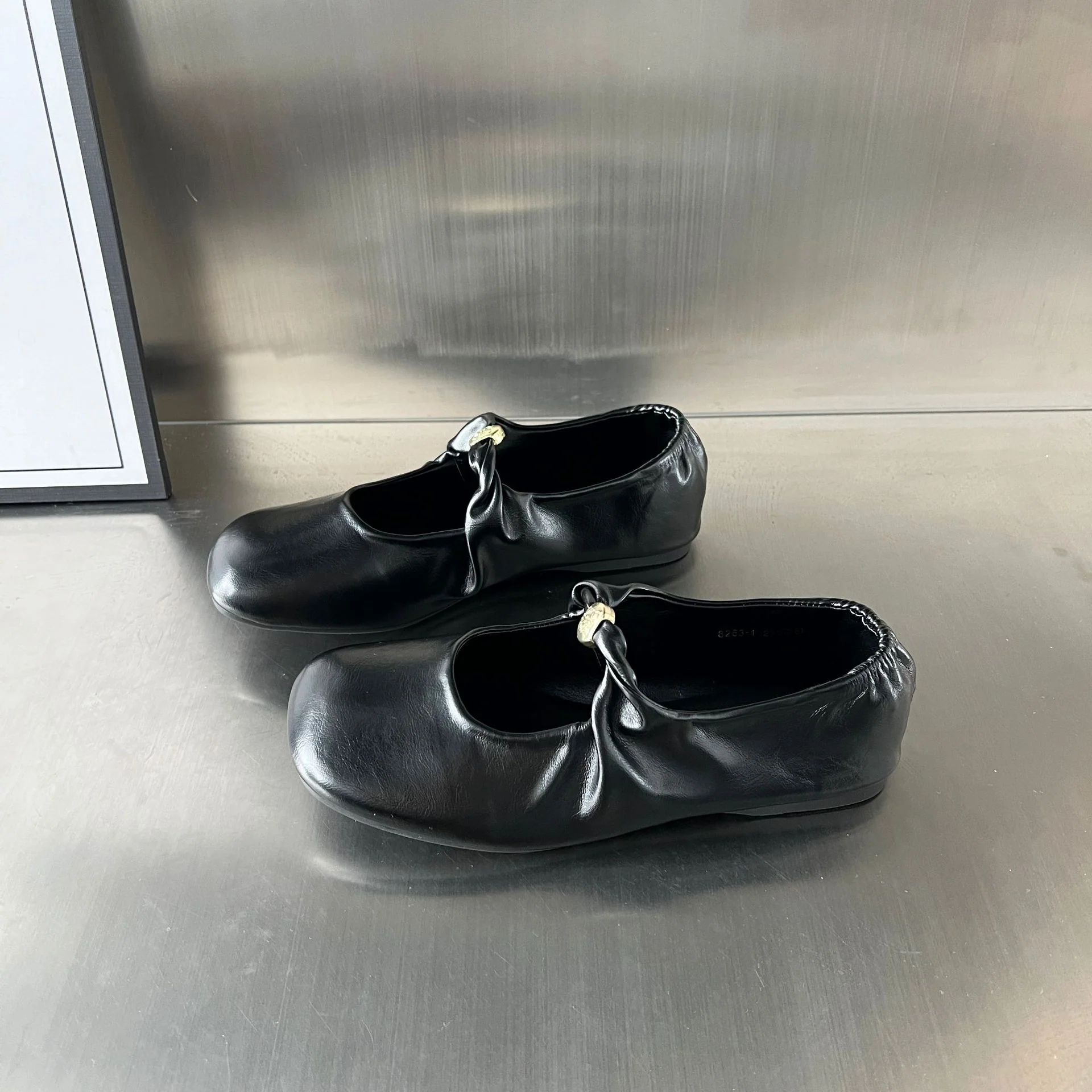 Damen elegante Ballerinas mit dekorativem Riemen und komfortablem Fußbett Heidi Mode - Image 2