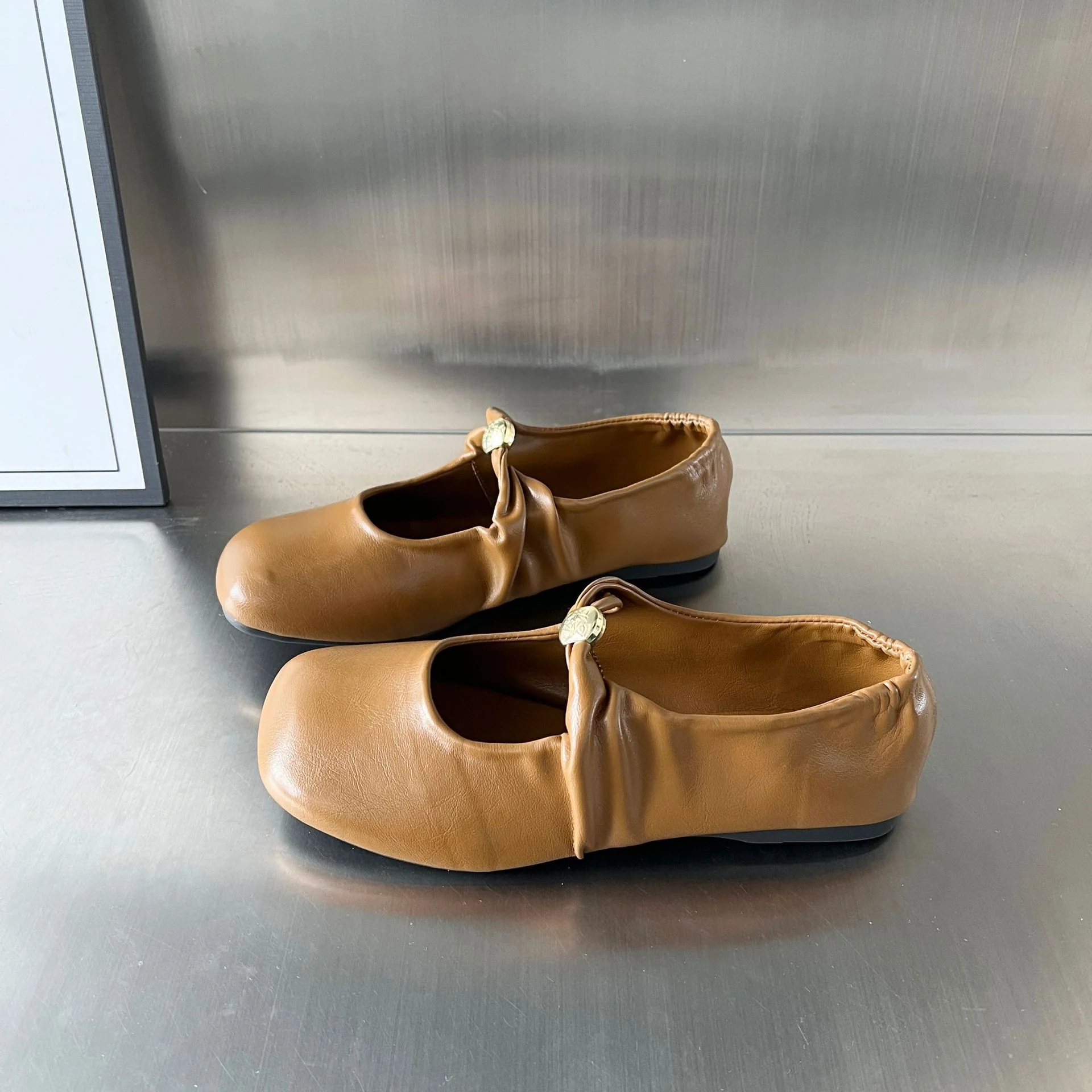 Damen elegante Ballerinas mit dekorativem Riemen und komfortablem Fußbett Heidi Mode - Image 6