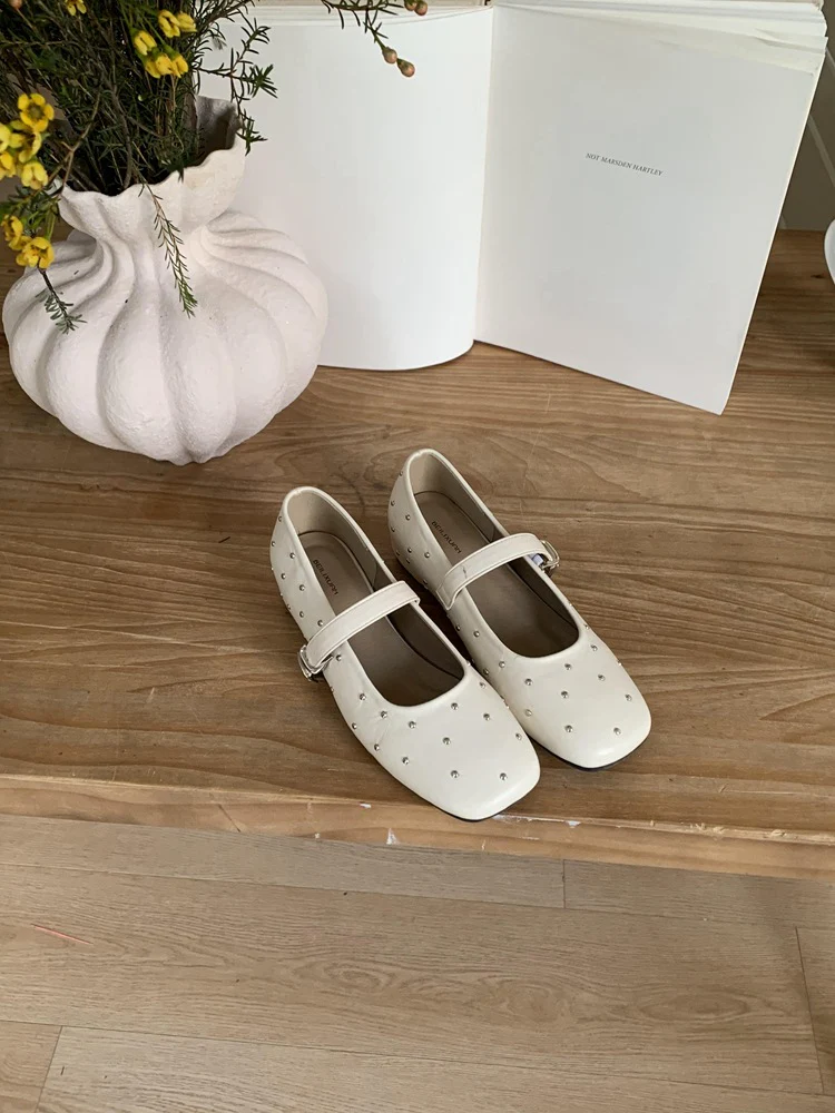 Damen Elegante Ballerinas mit dekorativen Strasssteinen Heidi Mode - Image 5