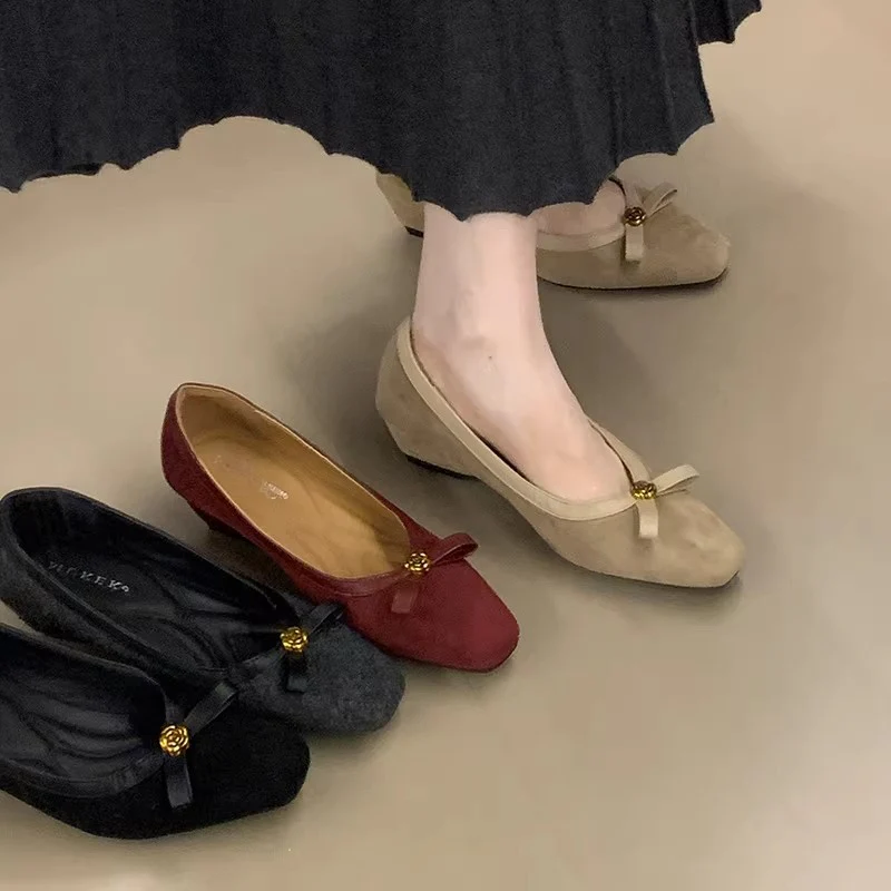 Damen elegante Ballerinas mit dekorativer Schleife Heidi Mode - Image 2