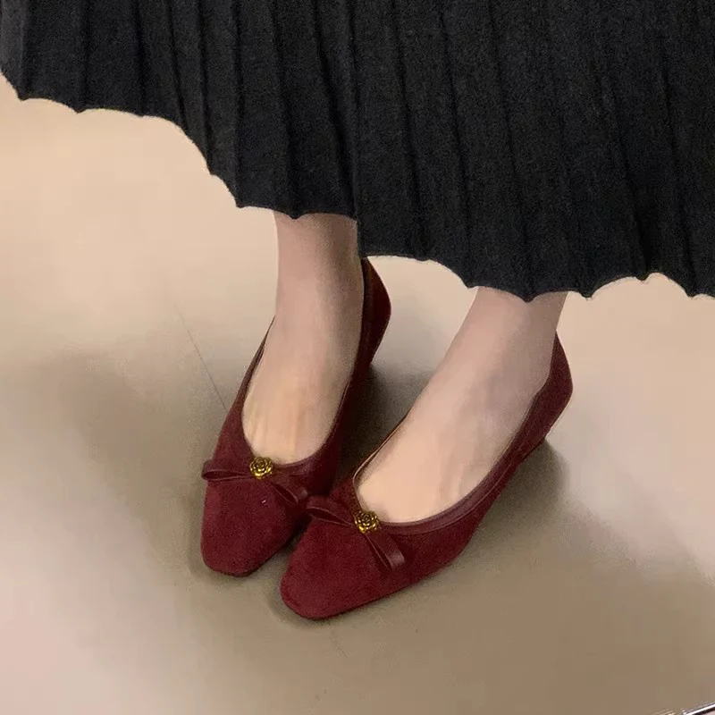 Damen elegante Ballerinas mit dekorativer Schleife Heidi Mode - Image 3