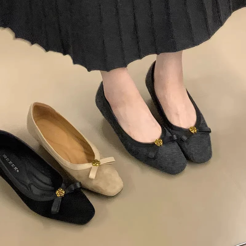 Damen elegante Ballerinas mit dekorativer Schleife Heidi Mode - Image 4
