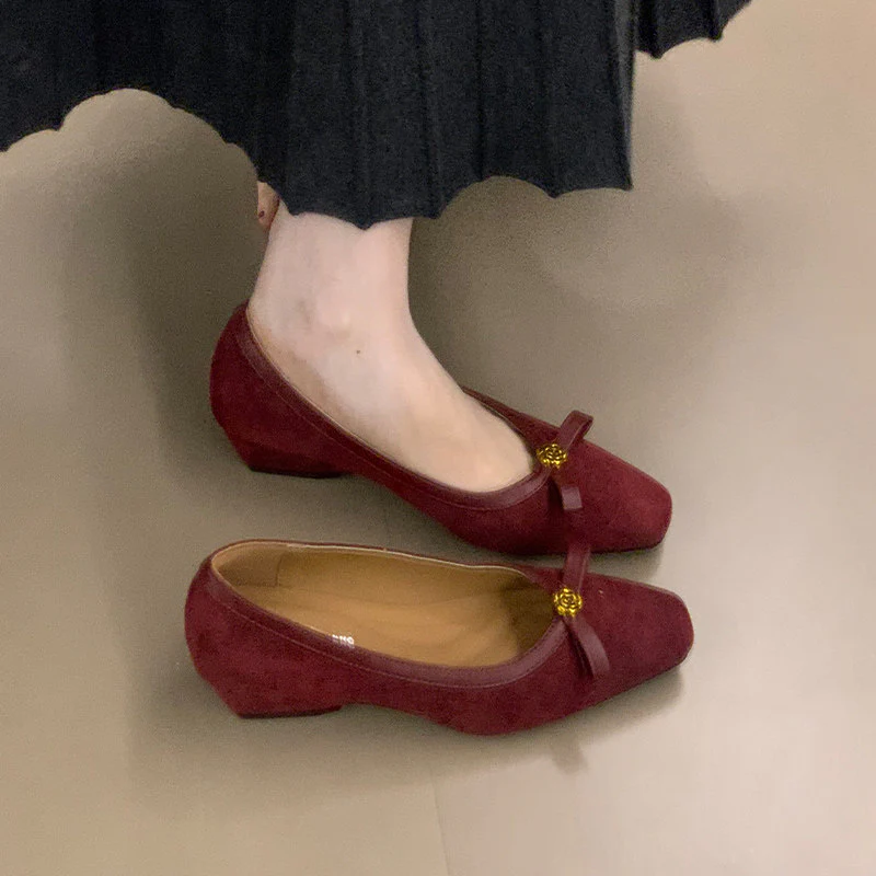Damen elegante Ballerinas mit dekorativer Schleife Heidi Mode - Image 8
