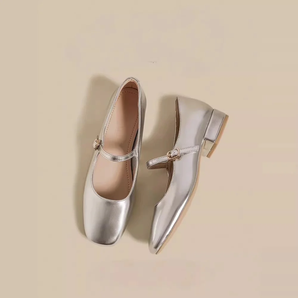 Damen elegante Ballerinas mit dekorativer Schnalle Heidi Mode - Image 2