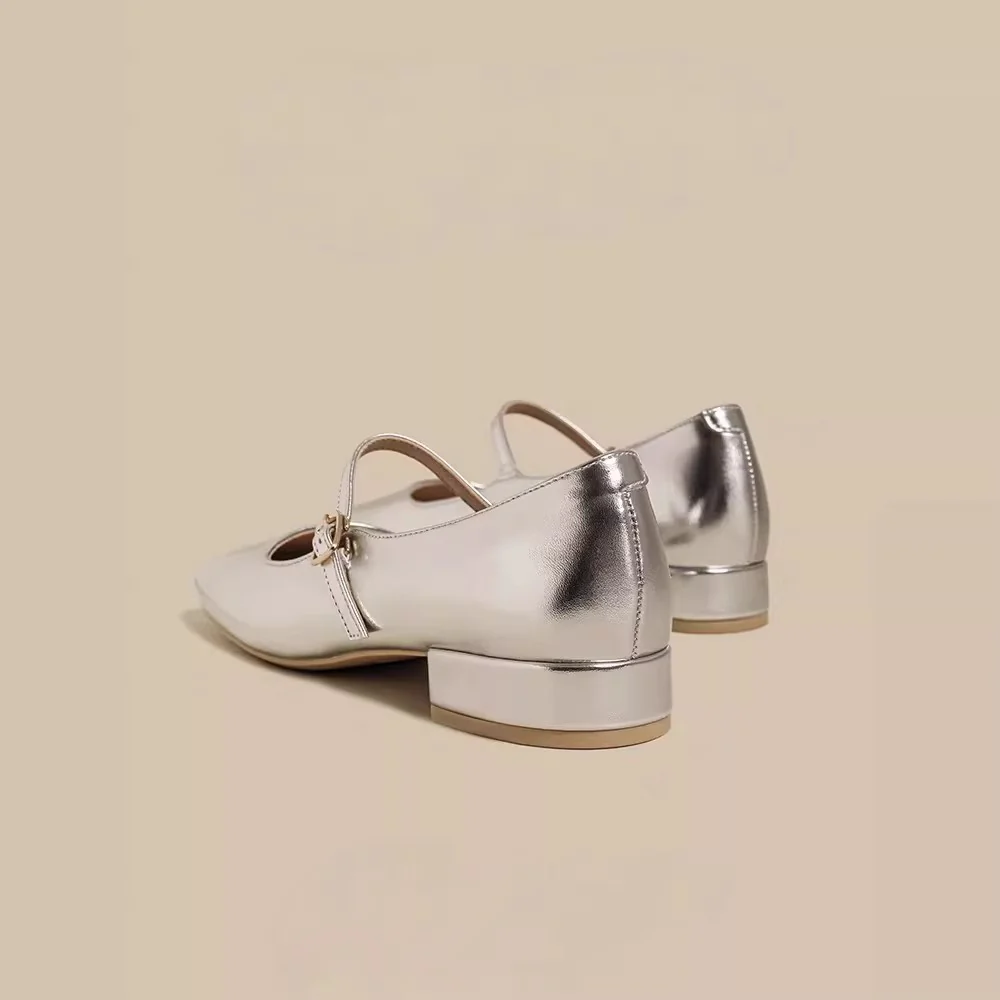 Damen elegante Ballerinas mit dekorativer Schnalle Heidi Mode - Image 3