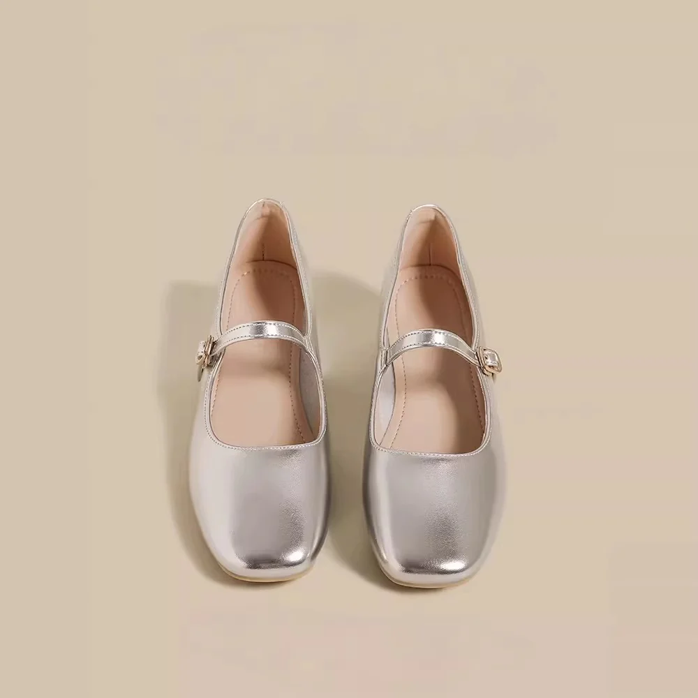 Damen elegante Ballerinas mit dekorativer Schnalle Heidi Mode - Image 4