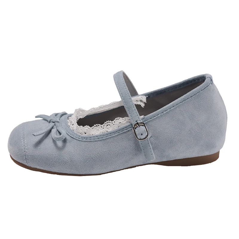 Damen elegante Ballerinas mit feiner Spitzenverzierung und praktischem Schnallenverschluss Heidi Mode - Image 8