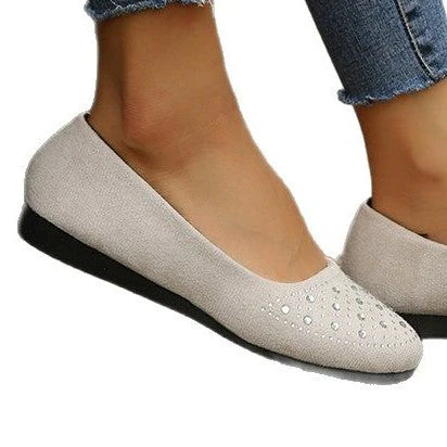 Damen Elegante Ballerinas mit Funkelndem Strass-Detail und Komfortabler Sohle Heidi-Mode - Image 5