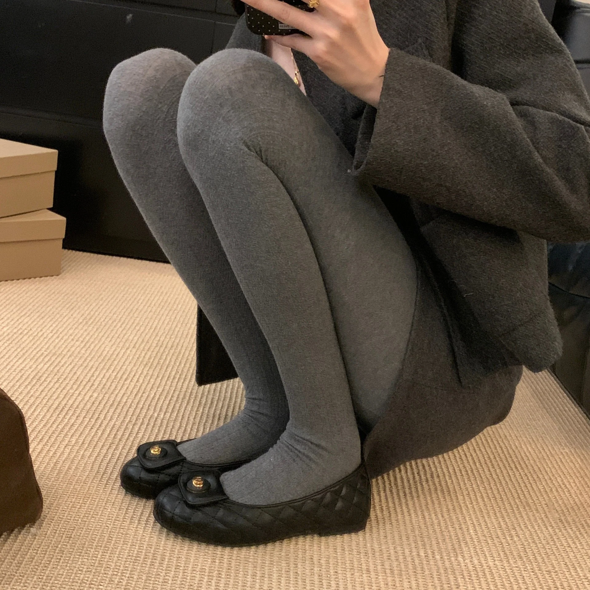 Damen elegante Ballerinas mit klassischem Schnitt und trendiger Zierborte Heidi Mode - Image 2