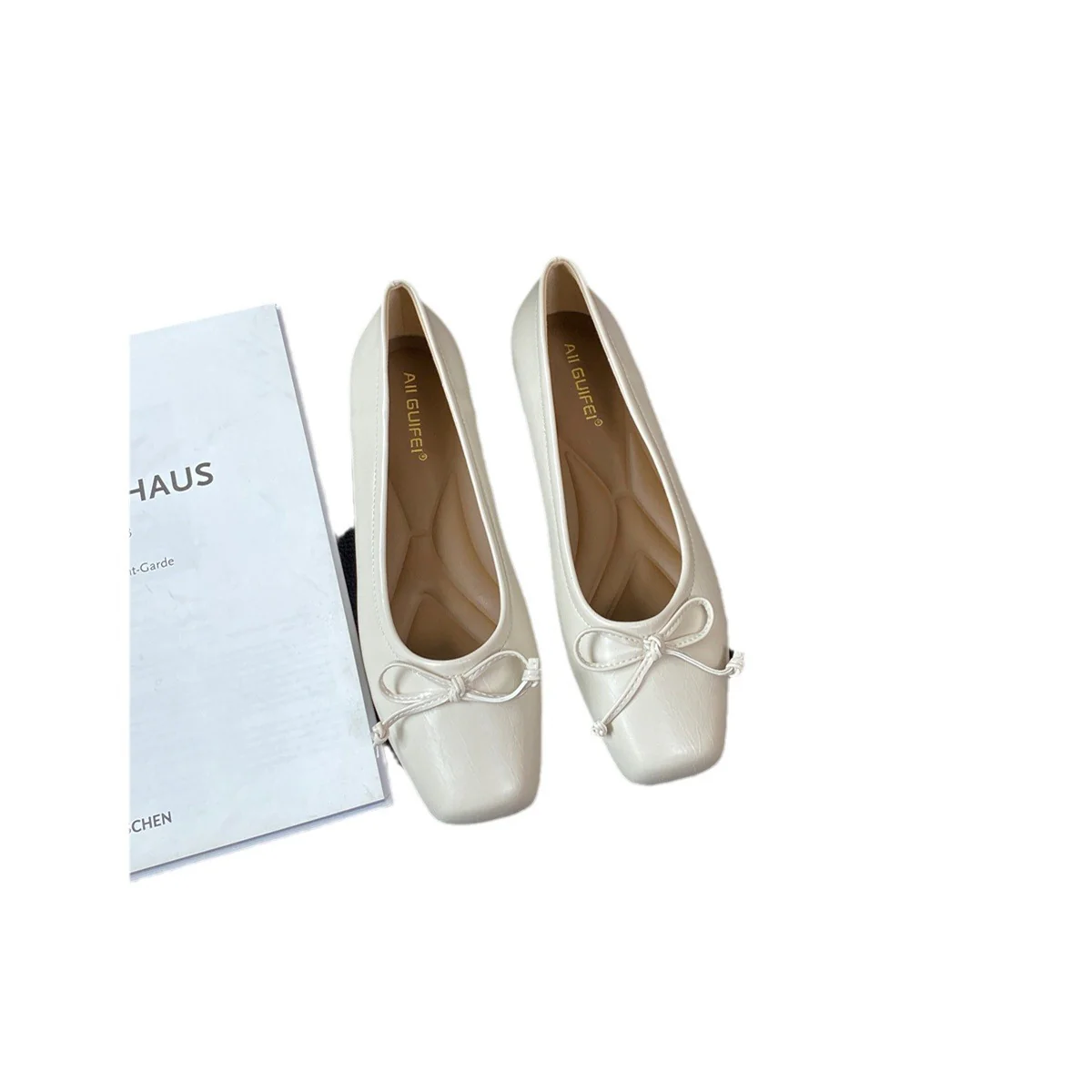Damen elegante Ballerinas mit komfortablem Fußbett und verspieltem Schleifen-Detail Heidi Mode - Image 5