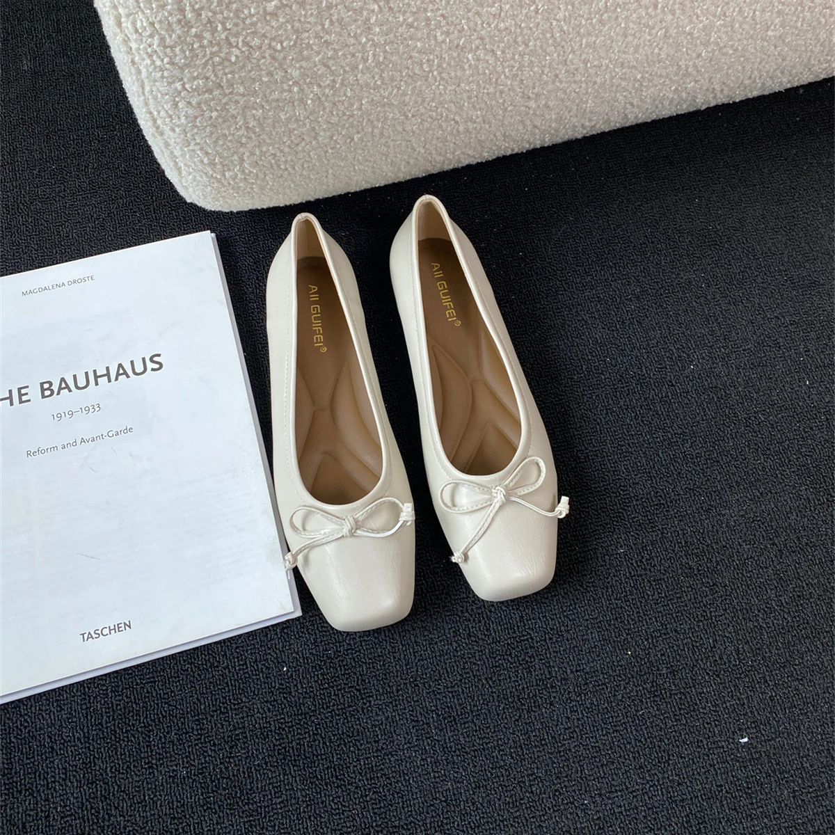 Damen elegante Ballerinas mit komfortablem Fußbett und verspieltem Schleifen-Detail Heidi Mode - Image 9