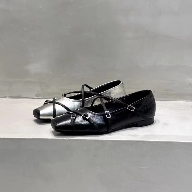 Damen elegante Ballerinas mit kunstvollem Schlaufen-Design und komfortabler Fußbettung Heidi Mode - Image 2